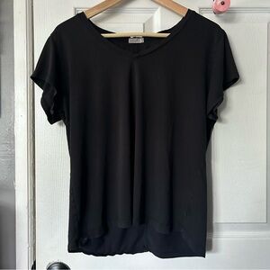 Black v neck t shirt